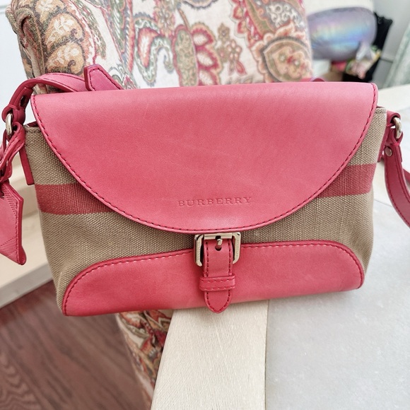 Burberry Canvas Check Henham Small Crossbody Bag/Purse - Picture 1 of 12